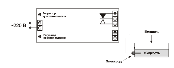Схема подключения Сигнализатора ЭСУ-1