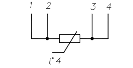 Схема соединений внутренних проводников тсп-1790в